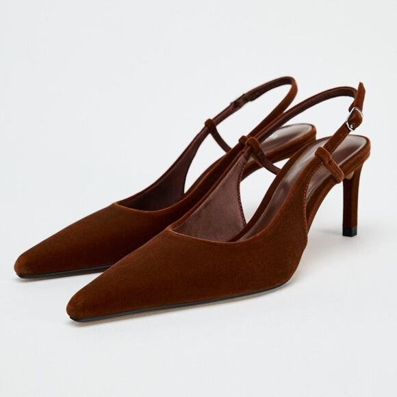 RARE!!! ZARA Heeled Slingbacks NWT LAST ONE!!! - Picture 11 of 15